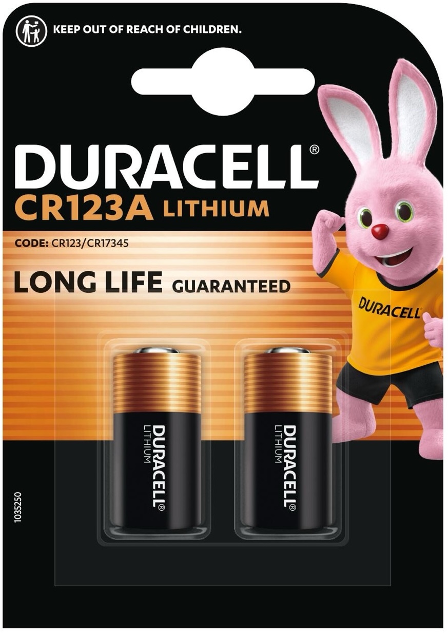 Батарейка Duracell CR 123 / DL 123 * 2 (5000394020320)