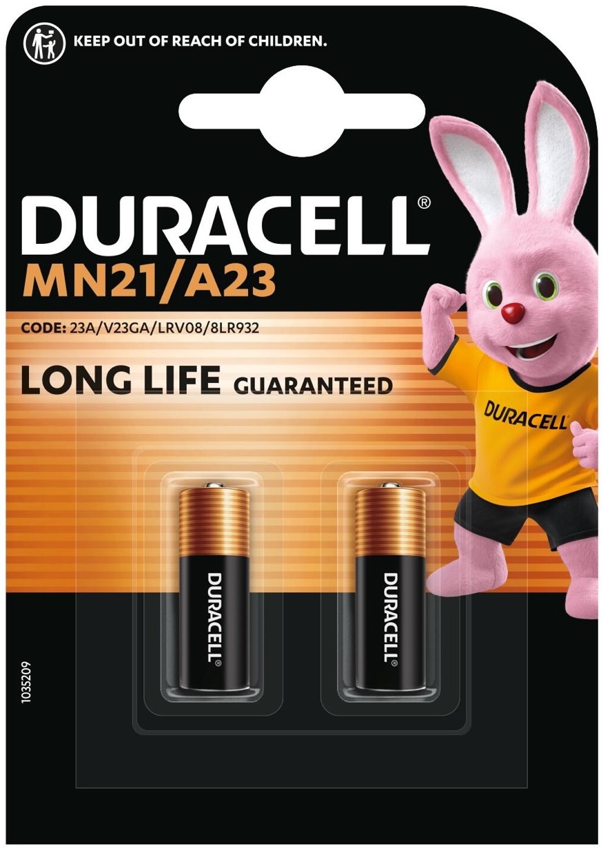 Батарейка Duracell MN21 / A23 12V * 2 (5000394071117)