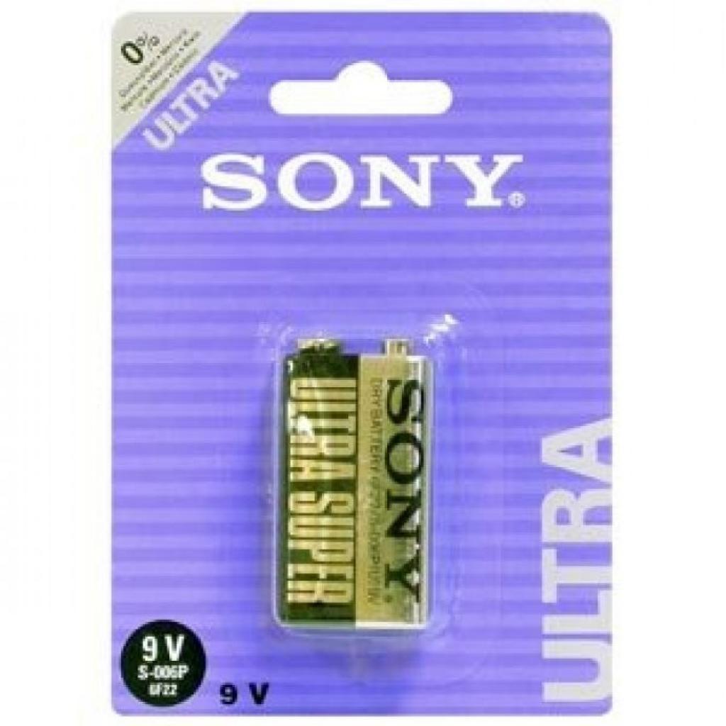Інструкція батарейка Sony 6F22 9V * 1 (S006PB1A)