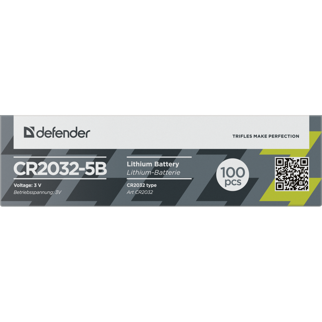 в продаже Батарейка Defender CR2032 * 1 (56201) - фото 3