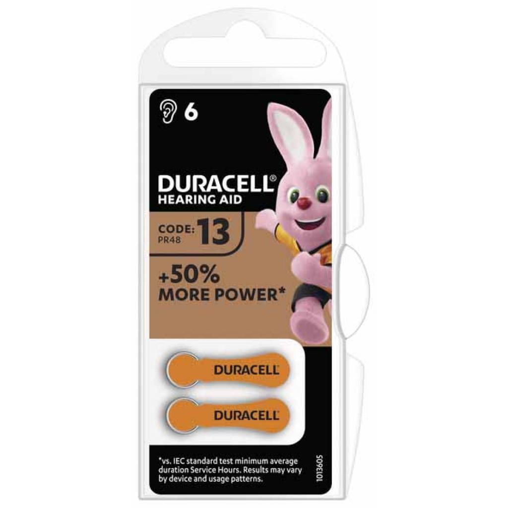 Батарейки 6 штук Duracell PR48 / 13 * 6 (5004322)