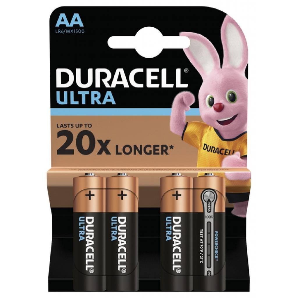 Батарейка Duracell AA Ultra Power LR6 * 4 (5004805) в інтернет-магазині, головне фото