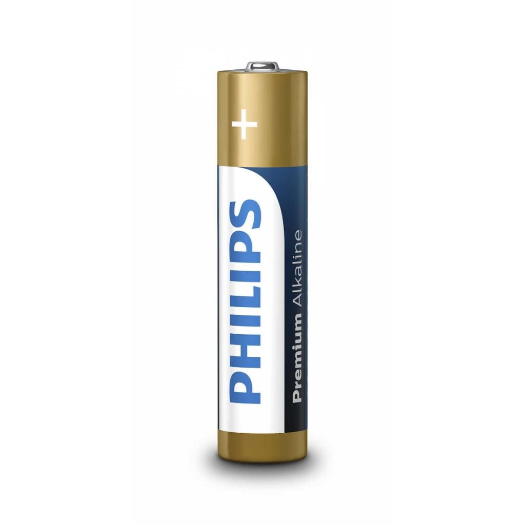 Батарейка Philips AAA LR03 Premium Alkaline * 4 (LR03M4B/10) ціна 143 грн - фотографія 2