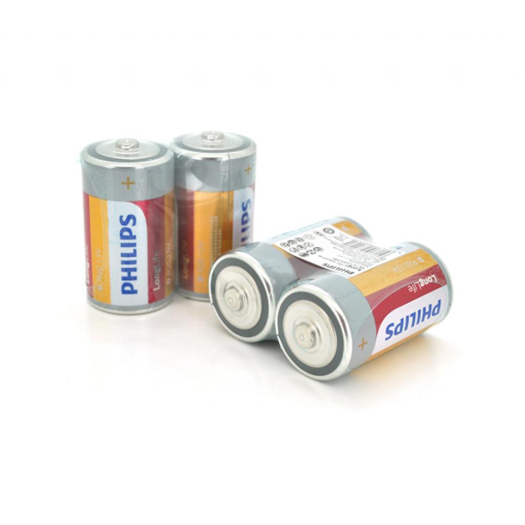 Батарейка Philips D Super Heavy Duty R20, 2pcs in shrink (R20LFT/93) в интернет-магазине, главное фото