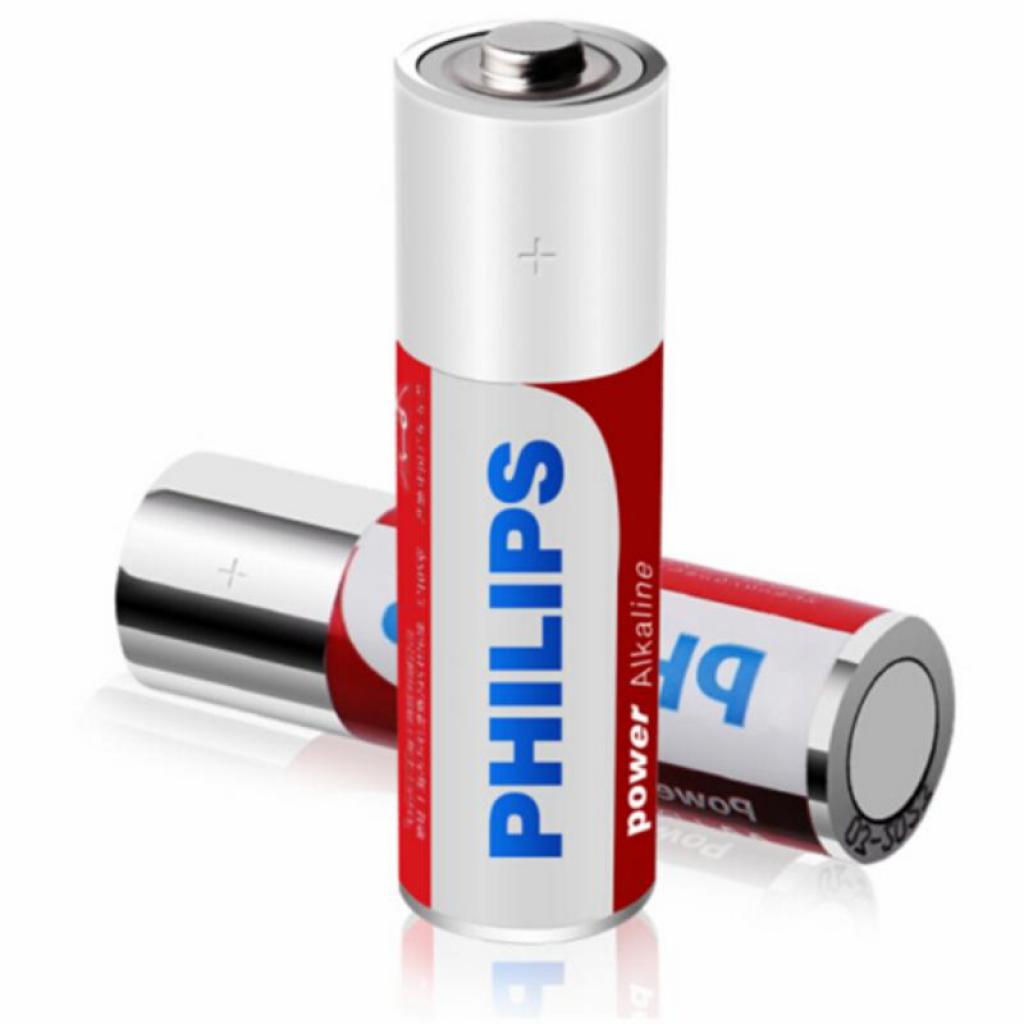 Батарейка Philips AA Alkaline 1.5V LR6, 2pcs/card (LR6P2BT/93) ціна 116 грн - фотографія 2