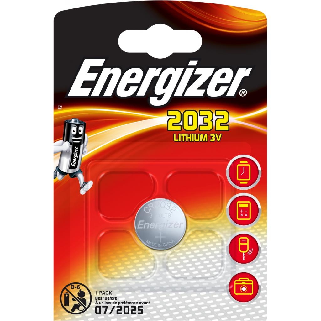 Характеристики батарейка Energizer CR2032 Lithium * 1 (637985)