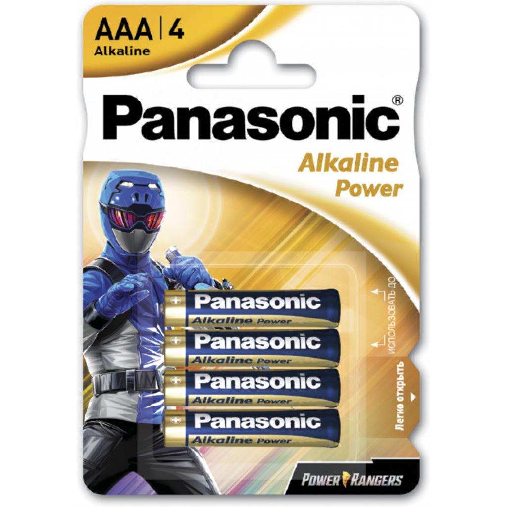Батарейки типа ААА Panasonic AAA LR03 POWER * 4 Power Rangers (LR03REB/4BPRPR)