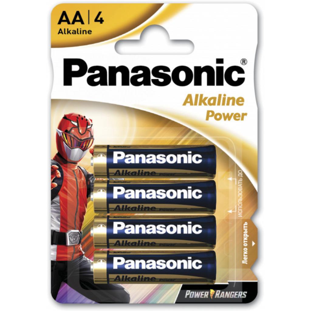 Батарейка Panasonic AA LR6 Alkaline Power * 4 Power Rangers (LR6REB/4BPRPR) в інтернет-магазині, головне фото