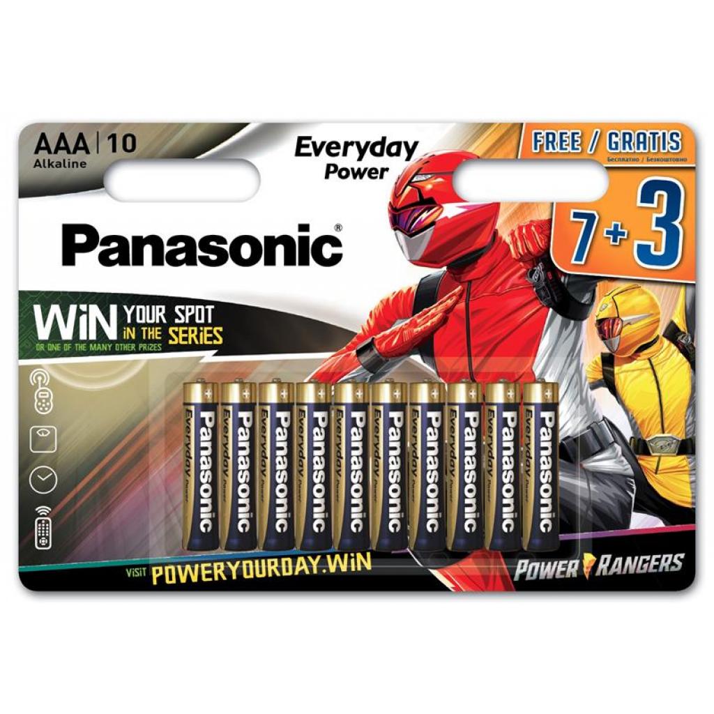 Батарейки типу ААА Panasonic AAA LR03 Everyday Power * 10 Power Rangers (LR03REE/10B3FPR)