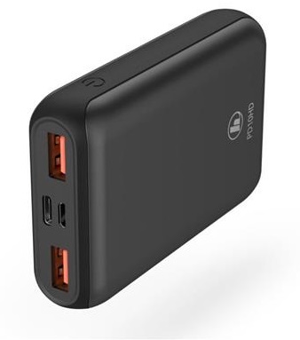 Повербанк HAMA Power Bank PD 10HD 10000 mAh Anthracite цена 599 грн - фотография 2