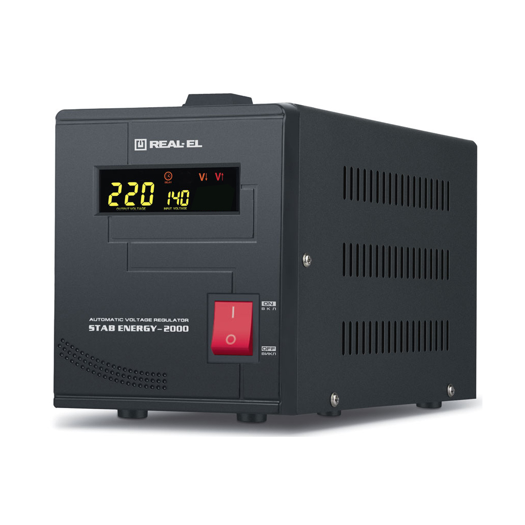 Купить стабилизатор напряжения REAL-EL STAB ENERGY-2000 (EL122400013) в Житомире
