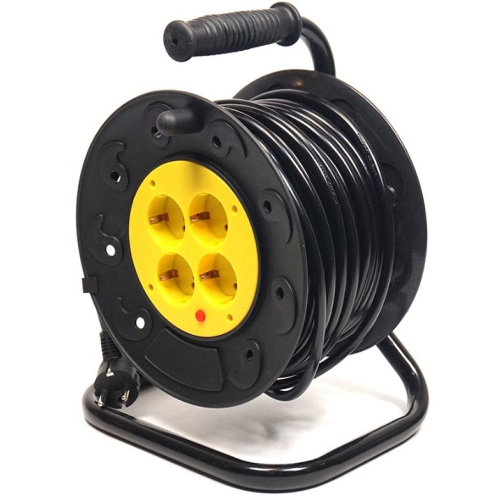 PowerPlant JY-2002/25 25м, 4 розетки (PPRA16M25S4L)