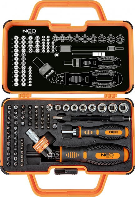 Набір насадок з тримачем Neo Tools 06-116 69 шт.