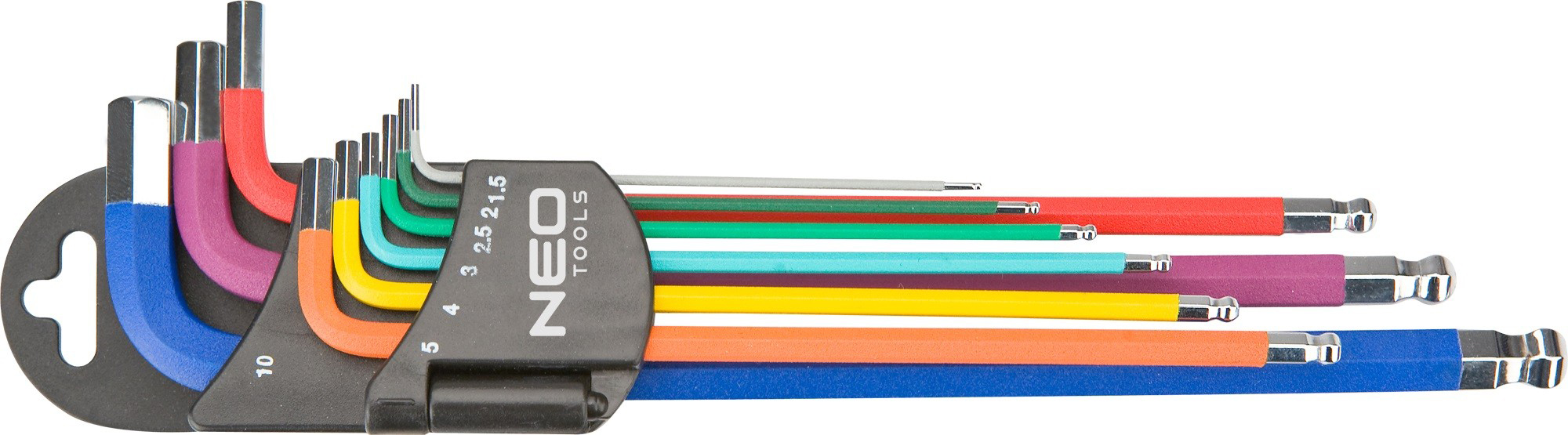 Набір шестигранних ключів Neo Tools 09-512 9 шт. в інтернет-магазині, головне фото