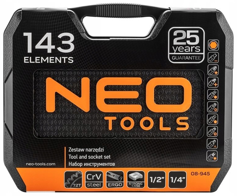 в продаже Набор инструментов Neo Tools 08-945 143 шт. - фото 3