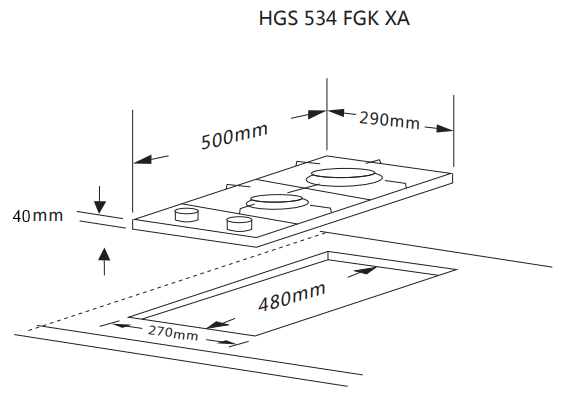 огляд товару Варильна поверхня Interline HGS 534 FGK XA - фотографія 12