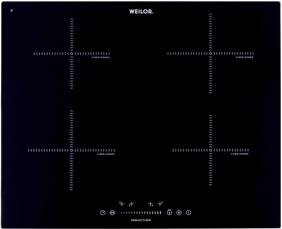 Варильна поверхня з таймером Weilor WIS 640 BLACK