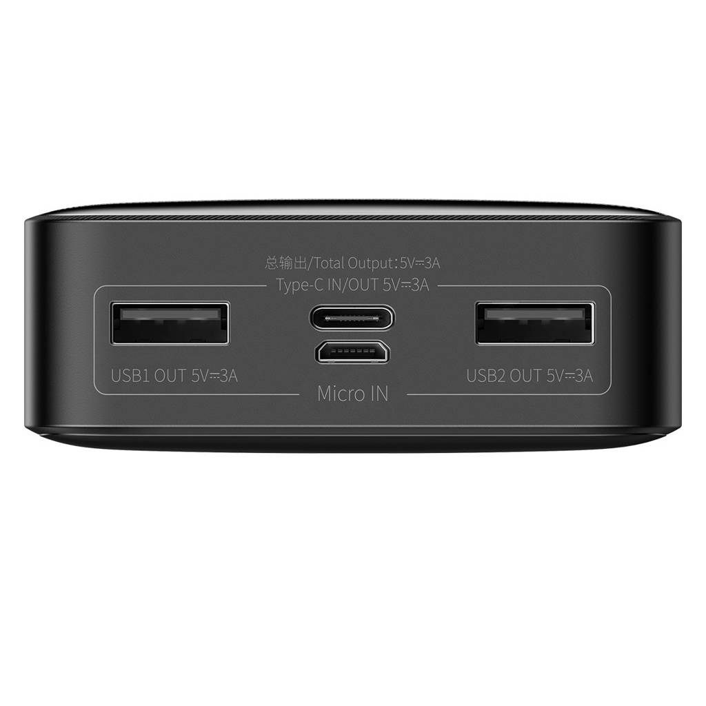 продаємо Baseus Bipow 20000mAh, 15W, USB-C/3A, 2*USB-A/3A(max.), +cable, black (PPBD050101) в Україні - фото 4