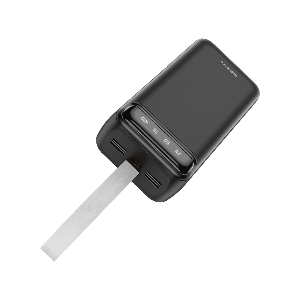 Повербанк BOROFONE BJ14B Freeway 30000mAh Inp:USB-C/Micro-USB, Out:USB-A*2(5V/2.1A) black (6974443386011) ціна 0 грн - фотографія 2