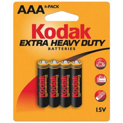Батарейка Kodak R03 KODAK EXTRA HEAVY DUTY * 4 (30953321)