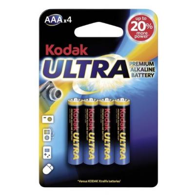 Батарейки типа ААА Kodak LR03 KODAK Ultra Premium * 4 (30959521)