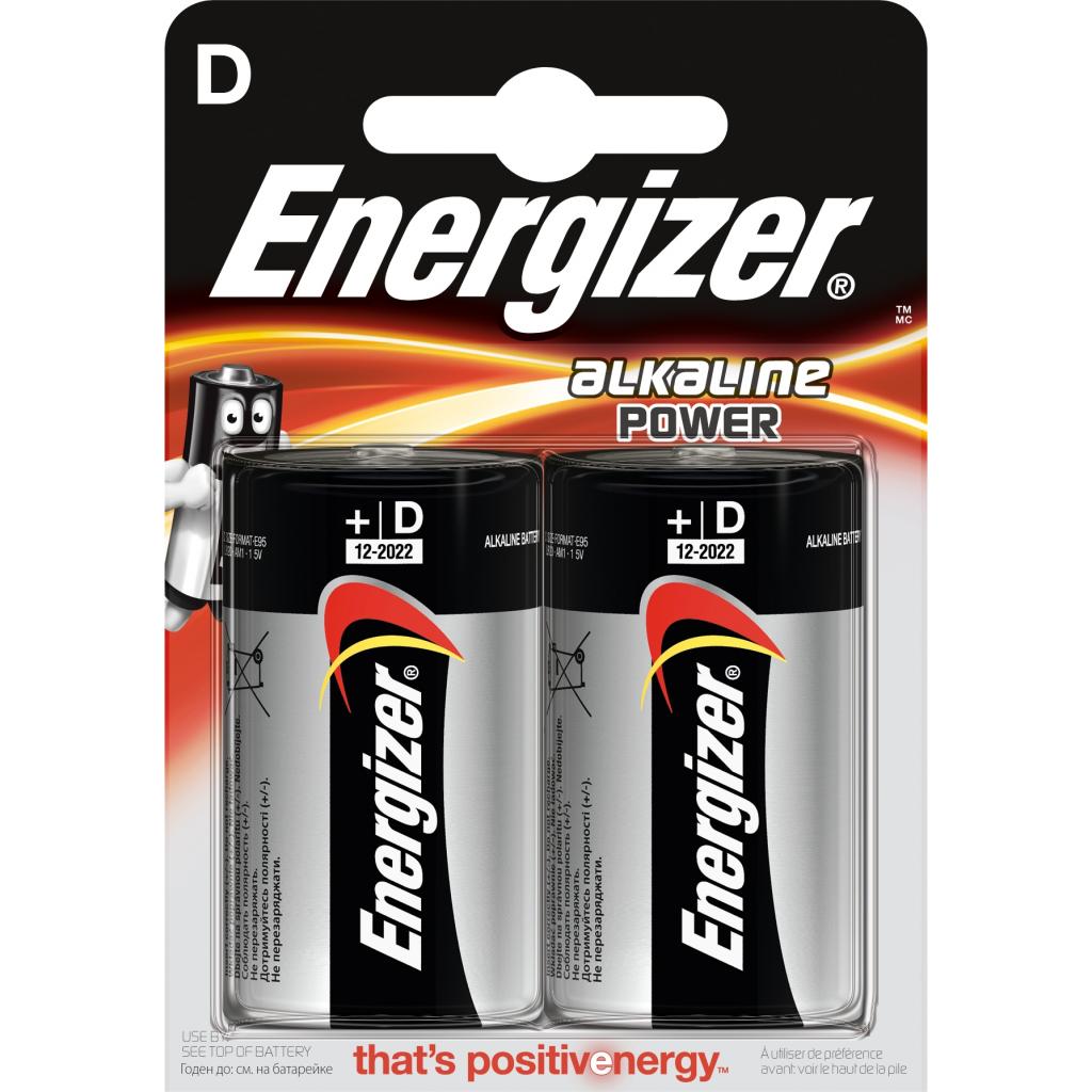 Батарейка Energizer D Alkaline Power LR20 * 2 (E300152200)