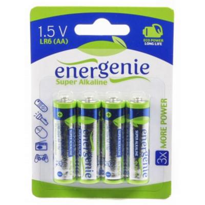 Батарейка EnerGenie AA LR6 * 4 (EG-LR6-4BL/4) в інтернет-магазині, головне фото