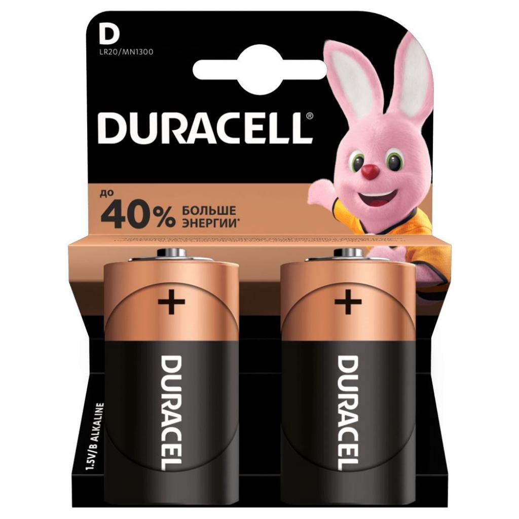 Батарейка Duracell D LR20 * 2 (5000394076730 / 81483648)
