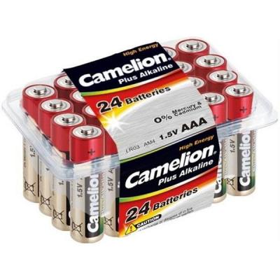 Батарейки типа ААА Camelion Plus Alkaline LR03 * 24 (LR03-PB24)