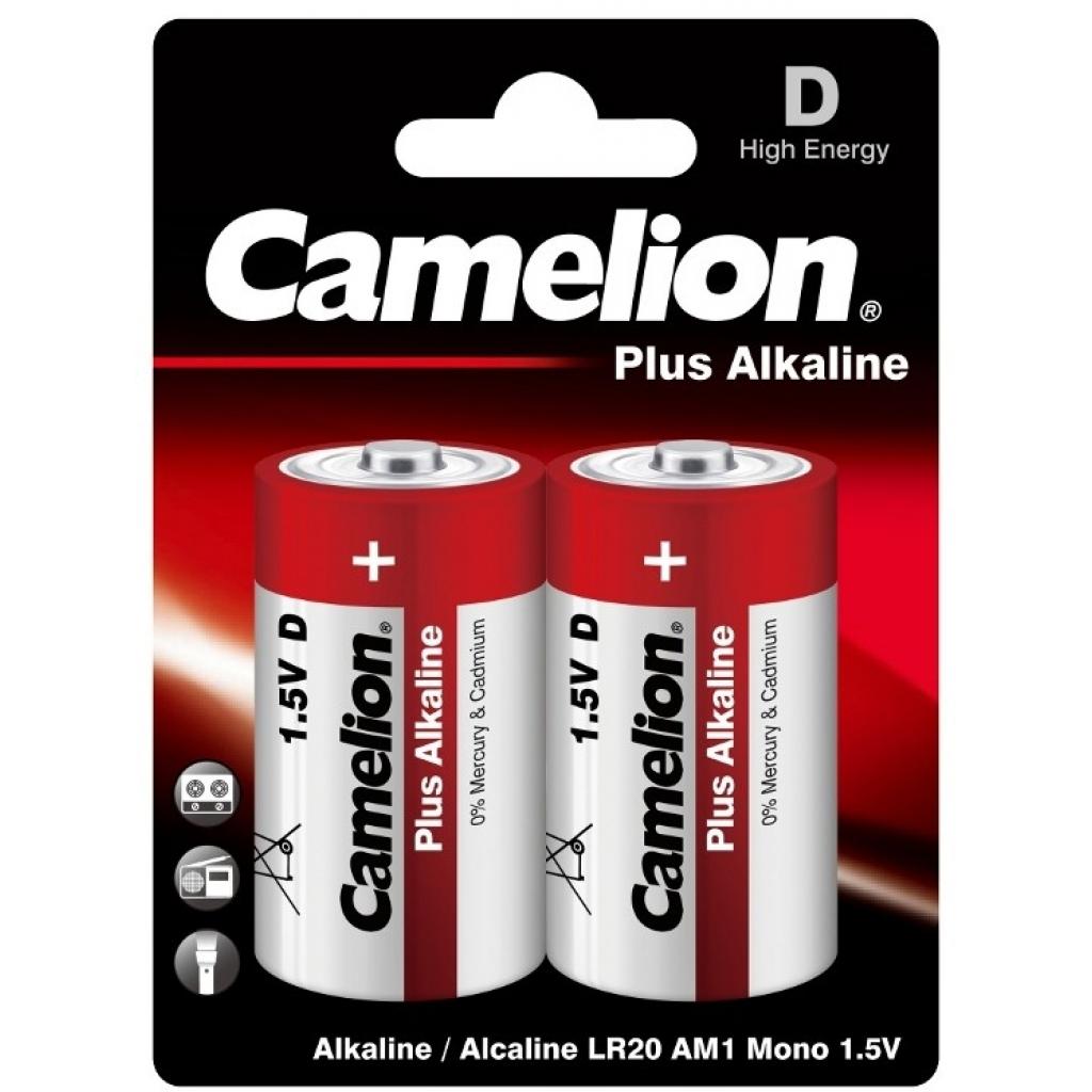 Батарейка Camelion D LR20/2BL Plus Alkaline (LR20-BP2)