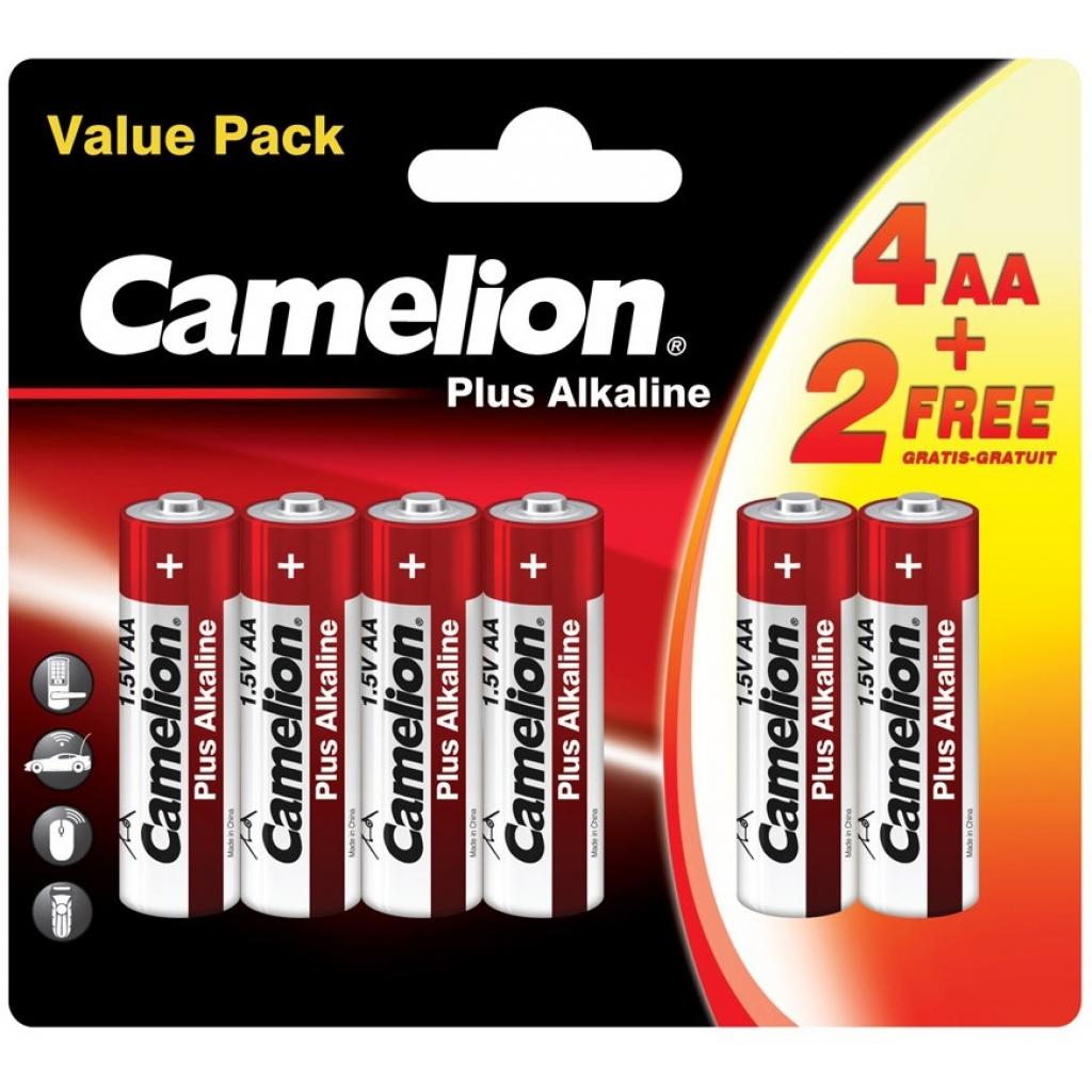 Цена батарейка Camelion AA LR6 Plus Alkaline * (4+2) (LR6-BP(4+2)) в Кривом Роге