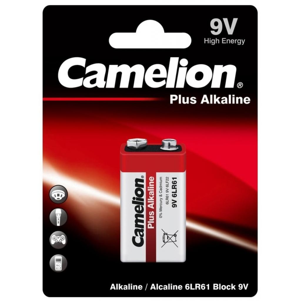 Батарейка Camelion 6LR61 9V Plus Alkaline * 1 (6LR61-BP1) в інтернет-магазині, головне фото