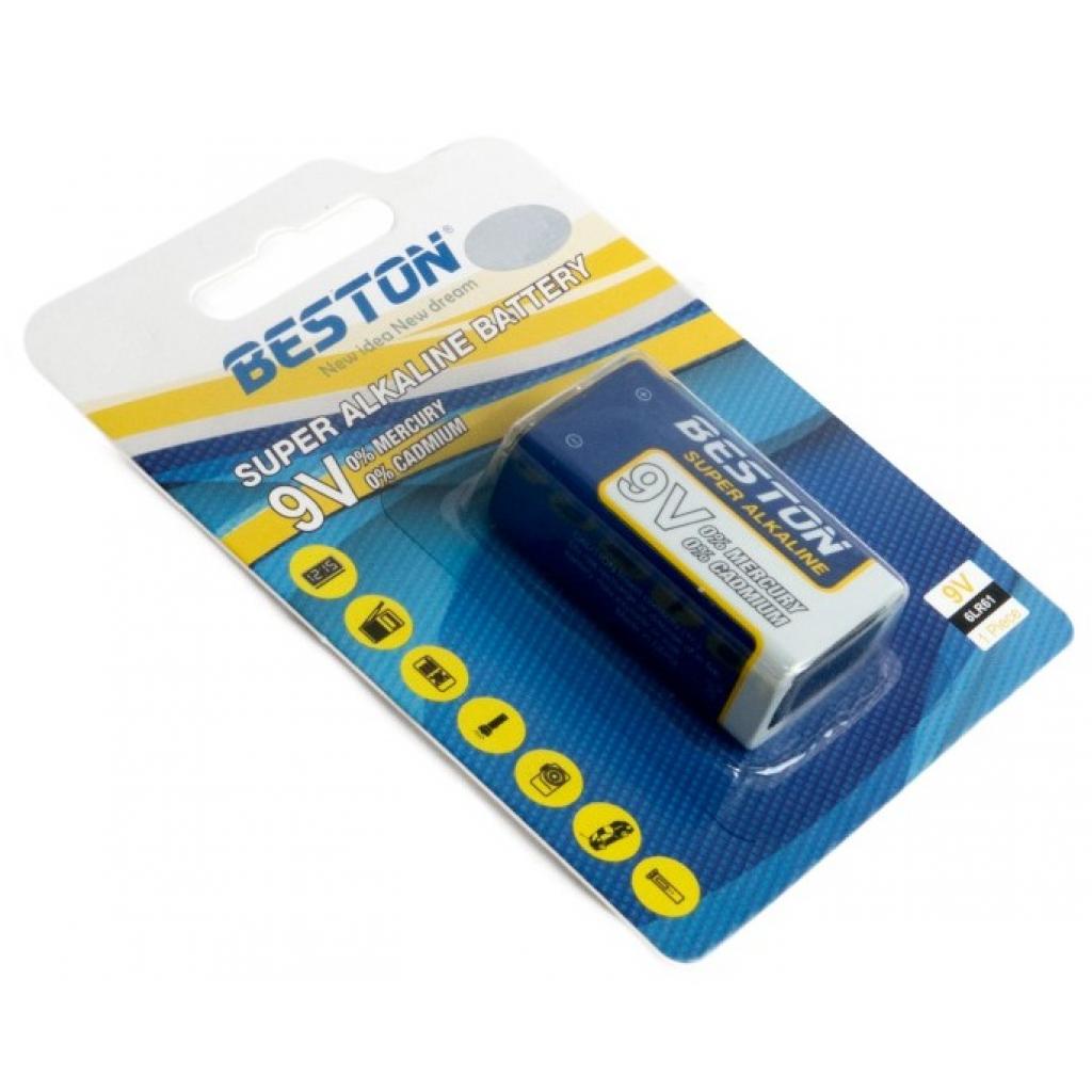 Батарейка Beston CR-9V 6LR61 Alkaline *1 (AAB1845) ціна 102 грн - фотографія 2