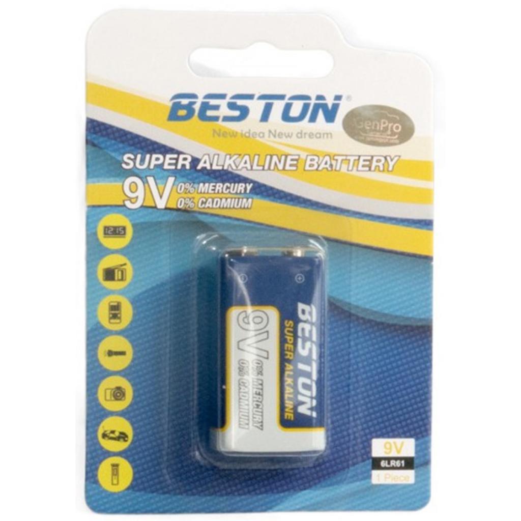 Батарейка Beston CR-9V 6LR61 Alkaline *1 (AAB1845) в інтернет-магазині, головне фото