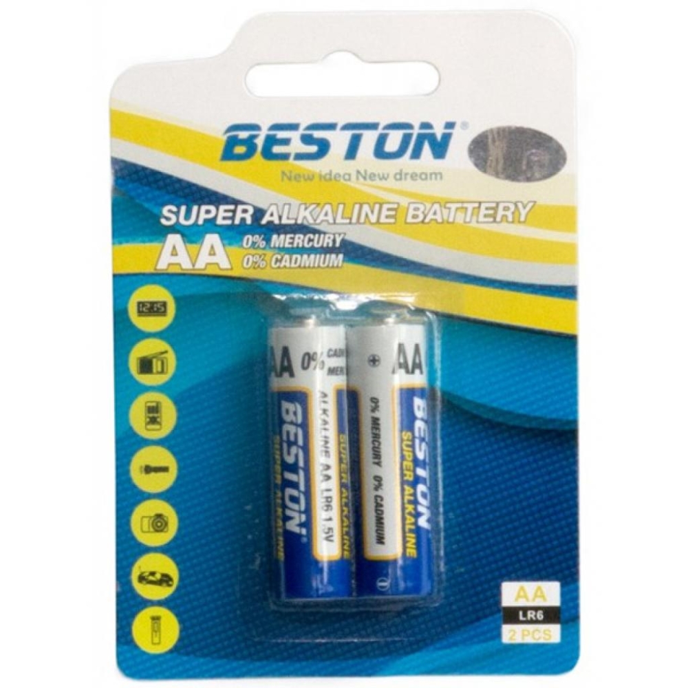 Beston AA 1.5V Alkaline * 2 (AAB1830)