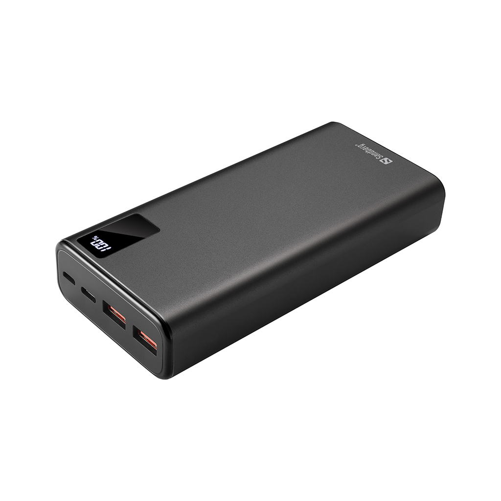 Повербанк с дисплеем Sandberg 20000mAh/20Wh (420-59) USB-A, USB Type-C PD (PB930203) Уценка