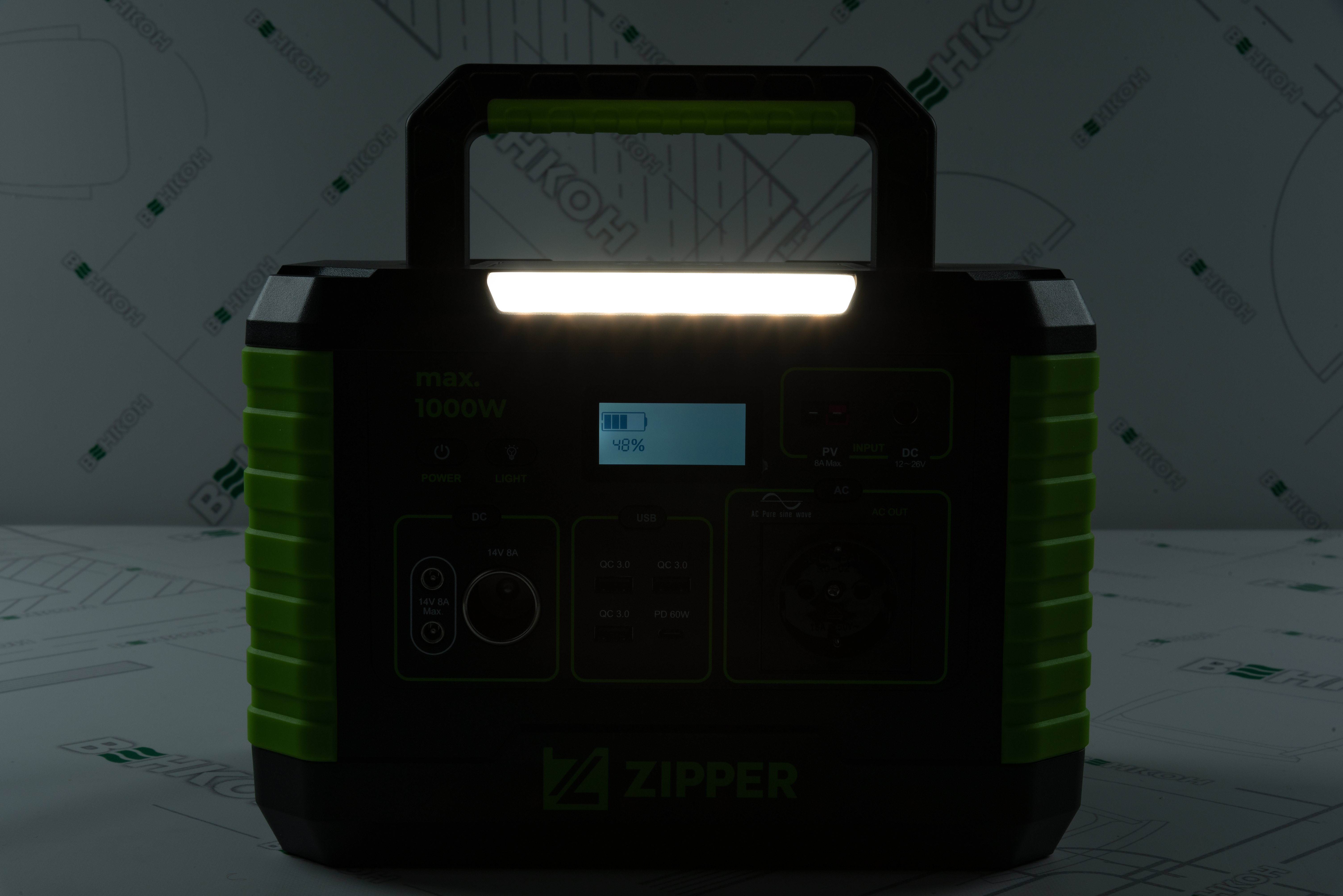 Портативная зарядная станция Zipper ZI-PS1000 инструкция - изображение 6