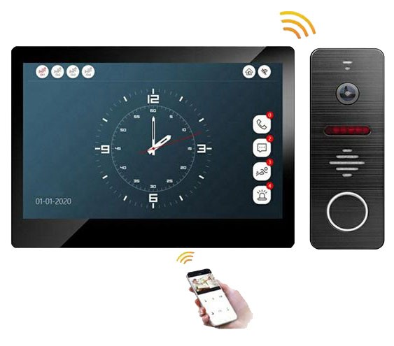 Комплект видеодомофона Tervix Pro Line Smart Video Door Phone System WiFi + Ethernet (475420) в интернет-магазине, главное фото