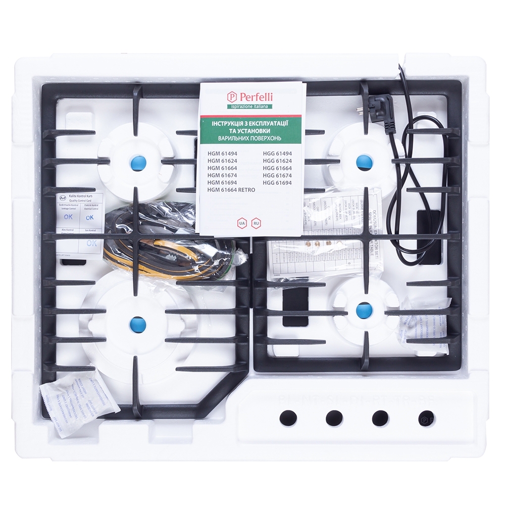 огляд товару Варильна поверхня Perfelli HGM 61494 BL - фотографія 12