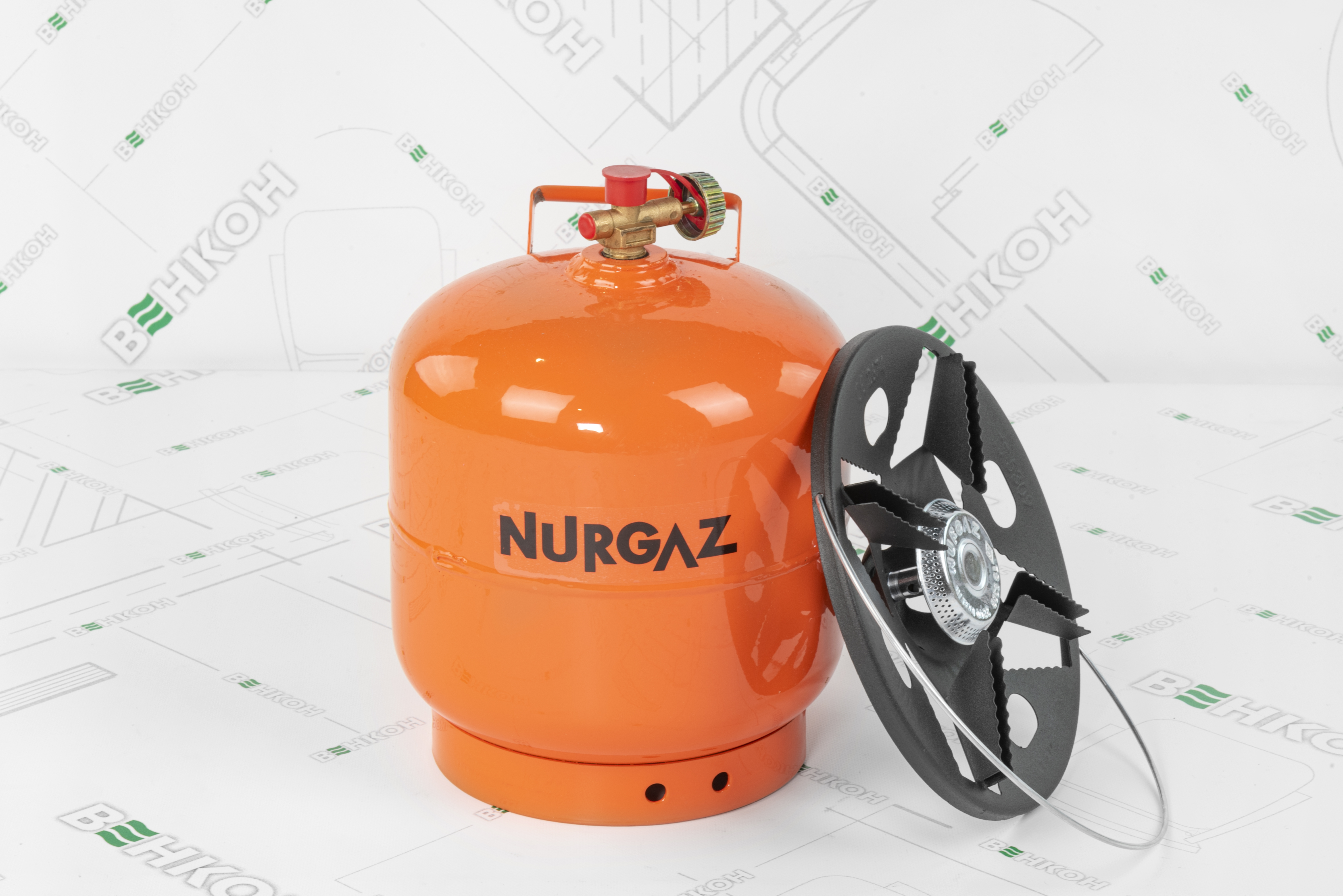 Газовый баллон Nurgaz 8л.(3 кг.) резьба 3/8" + газовая горелка инструкция - изображение 6