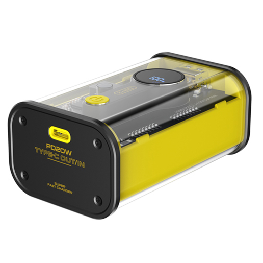 Повербанк BYZ W89-10000 mAh Type-C PD (Yellow) цена 0 грн - фотография 2