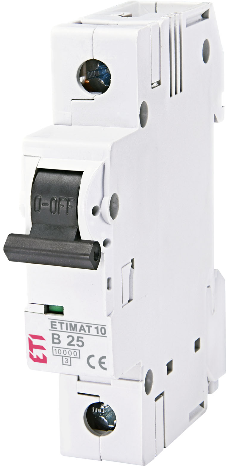 Автоматический выключатель ETI ETIMAT 10 1p B25 (002121718) в интернет-магазине, главное фото