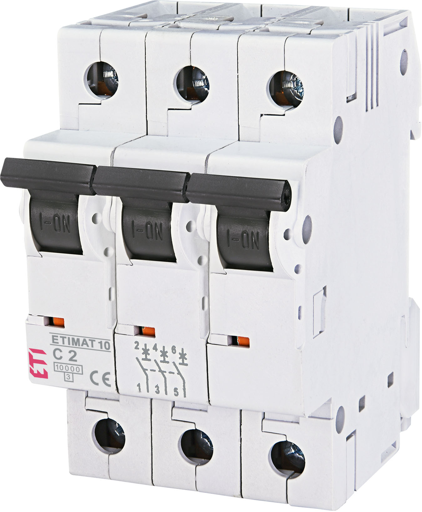Автоматичний вимикач ETI ETIMAT 10 3p C2 (002135708)