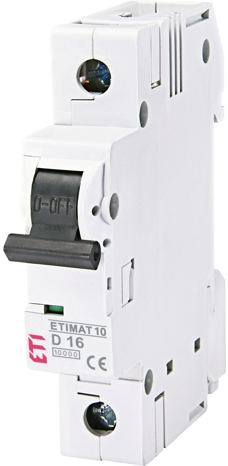 Автоматичний вимикач ETI ETIMAT 10 1p D16 (002151716) в інтернет-магазині, головне фото