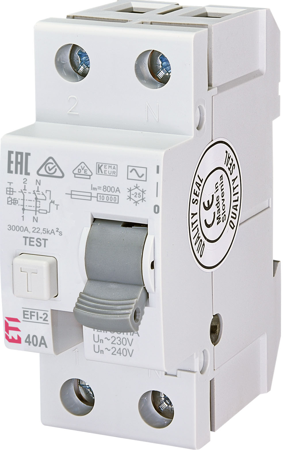 Диференціальне реле ETI EFI-2 AC 40/0.03 (002062123) в інтернет-магазині, головне фото