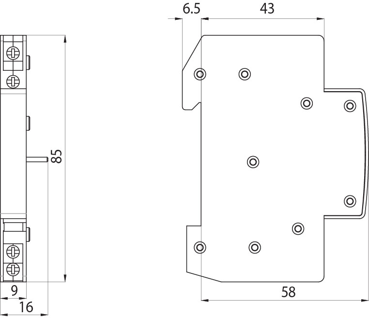 ETI PS ETIMAT 10 MD (002159031) Габаритні розміри