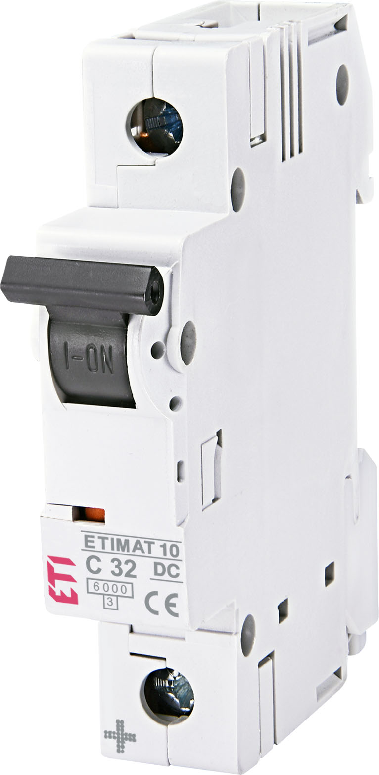 Автоматический выключатель ETI ETIMAT 10-DC 1p C32 6kA (002137719) в интернет-магазине, главное фото