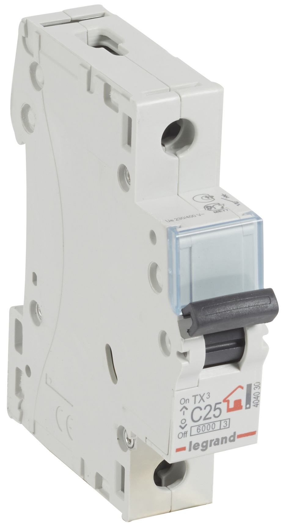 Автоматичний вимикач Legrand TX3 1P, 25A, C, 6kA (404030)