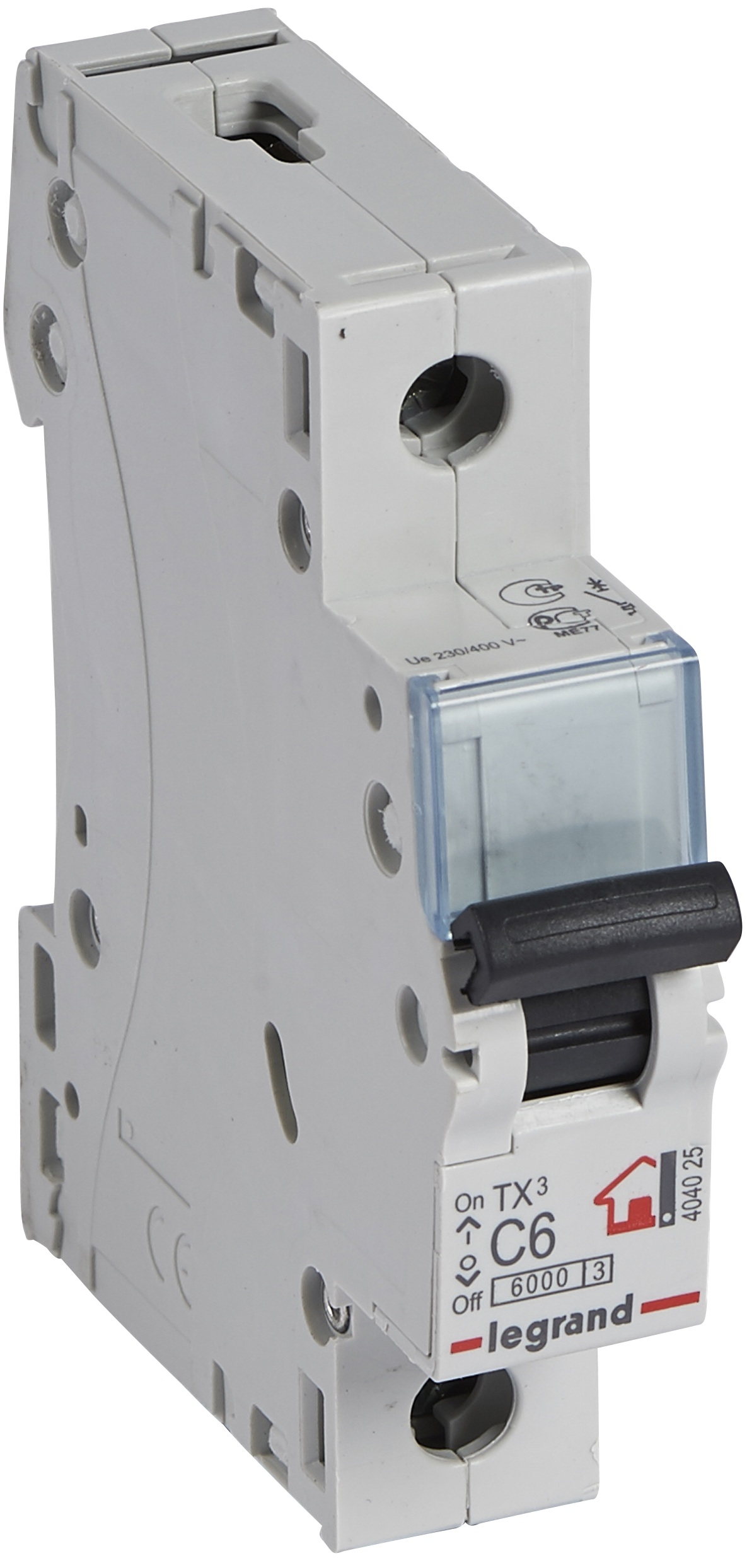 Цена автоматический выключатель Legrand TX3 1P, 6A, C, 6kA (404025) в Днепре