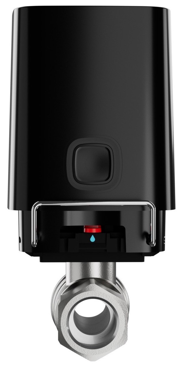Кран перекрытия воды с дистанционным управлением Ajax WaterStop 1" Black в интернет-магазине, главное фото
